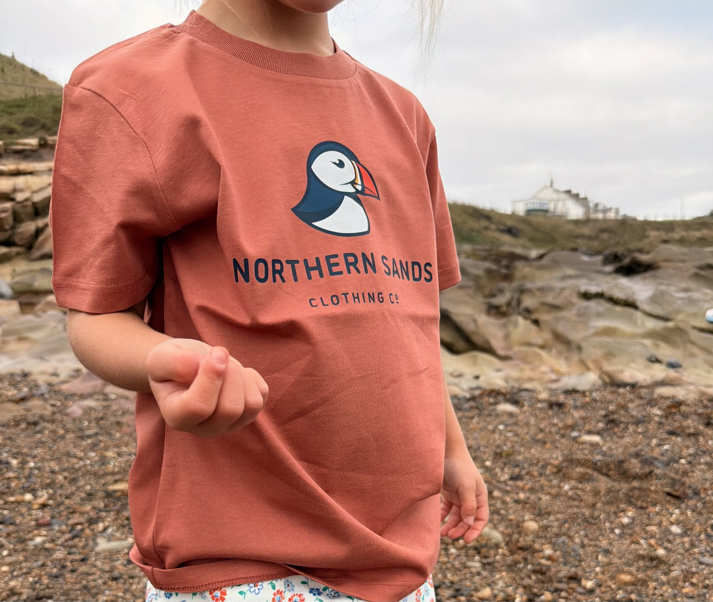 Kids Heritage Brown Puffin T-Shirt