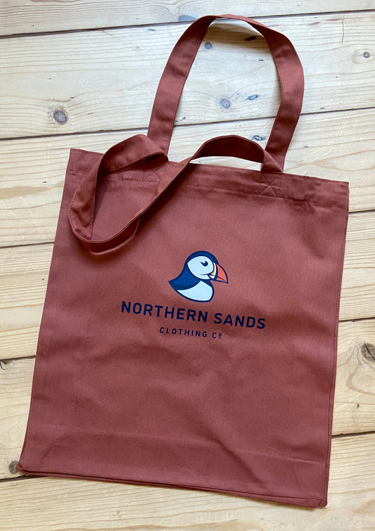Atlantic Puffin Heritage Brown Tote Bag