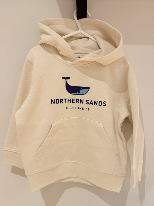 Kids Natural Raw Whale Hoodie