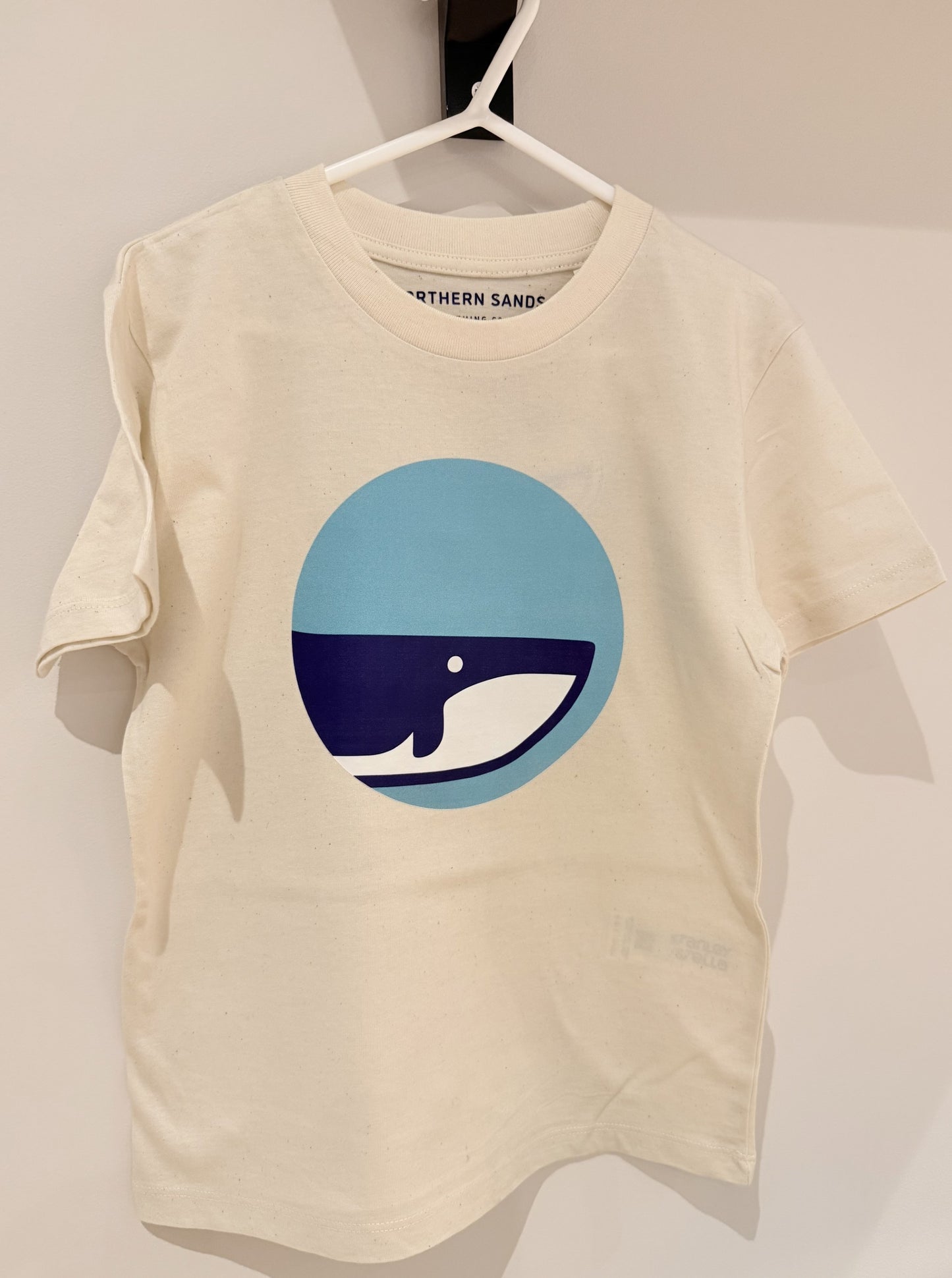 Kids Natural Raw Omura's Whale T-Shirt